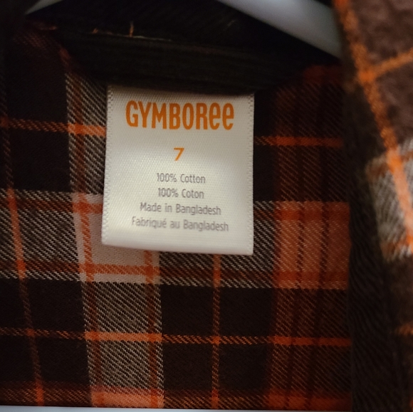 Boys Gymboree Plaid Long Sleeve Button Up Shirt - Picture 5 of 5